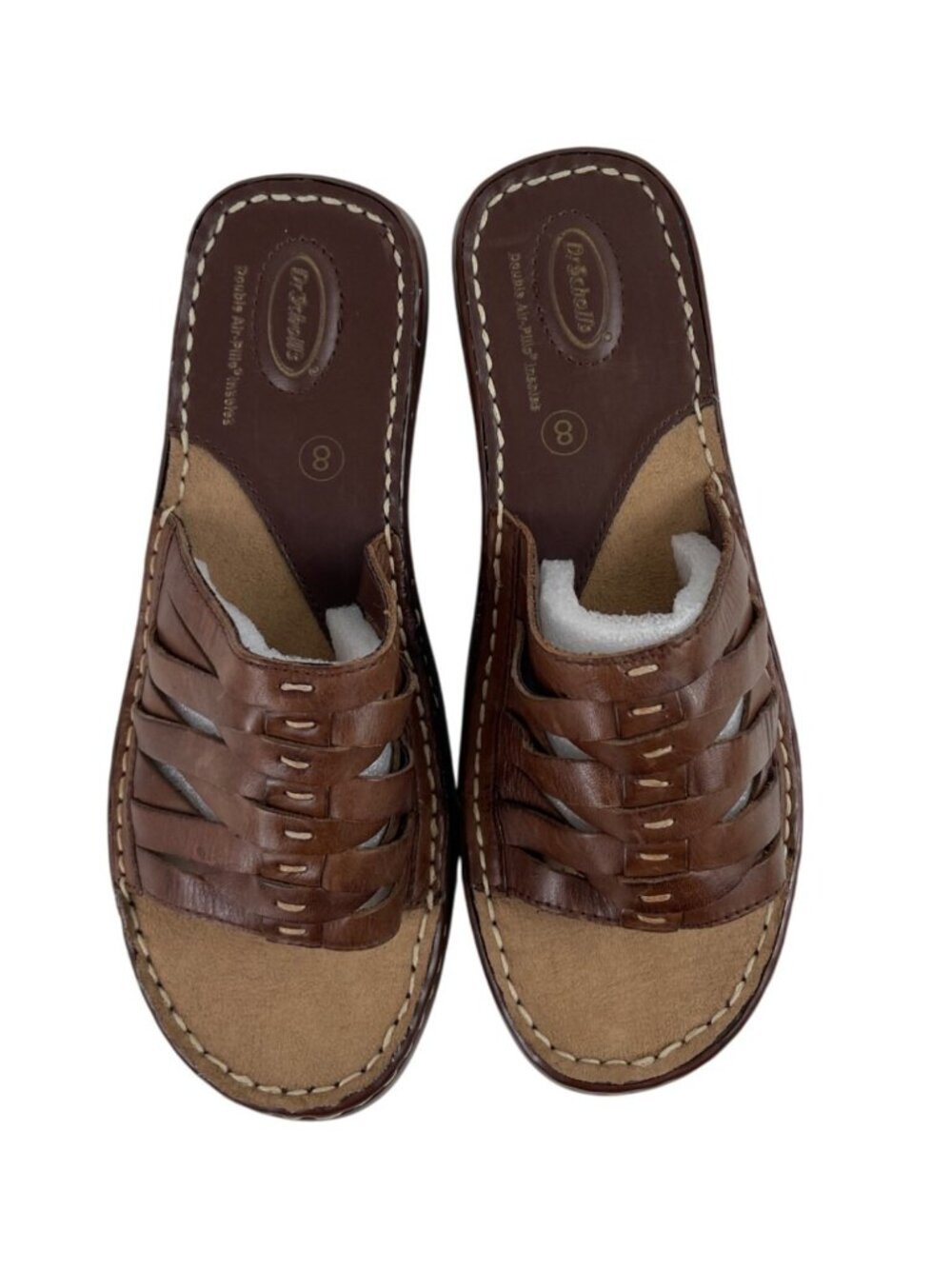 Dr Scholl’s Women’s Shoes Brown Leather Reba II Comfort Sandals Size 8 - Picture 4 of 11